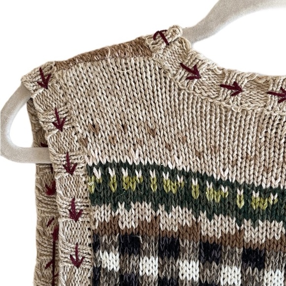 Heirloom Collectibles Women’s Sweater Vest L Cottagecore Farm Animal - Picture 3 of 4